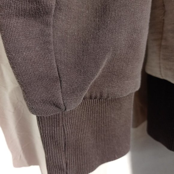 Navy Blue and Heather Gray Fleece Varsity Jacket DIVIDED by H&M size XS - Picture 6 of 7